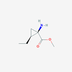 Rel-methyl(1R,2S)-1-amino-2-ethylcyclopropane-1-carboxylate