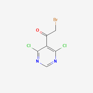 2-Bromo-1-(4,6-dichloropyrimidin-5-yl)ethanone