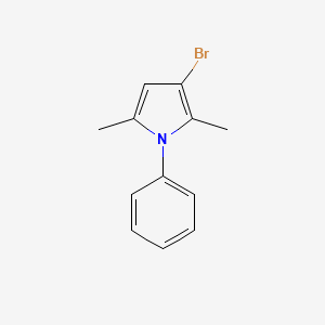 3-Bromo-2,5-dimethyl-1-phenyl-1H-pyrrole