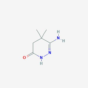 6-Amino-5,5-dimethyl-4,5-dihydropyridazin-3(2H)-one