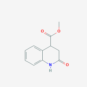 molecular formula C11H11NO3 B1312458 2-氧代-1,2,3,4-四氢喹啉-4-羧酸甲酯 CAS No. 78941-89-6