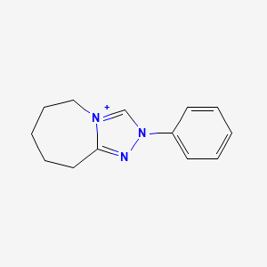 2-Phenyl-6,7,8,9-tetrahydro-5H-[1,2,4]triazolo[4,3-a]azepin-2-ium