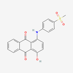 1-Hydroxy-4-[4-(methanesulfonyl)anilino]anthracene-9,10-dione