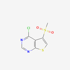 4-Chloro-5-(methylsulfonyl)thieno[2,3-d]pyrimidine