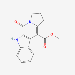 Methyl 5-oxo-2,3,5,6-tetrahydro-1H-indolizino[6,7-B]indole-11-carboxylate