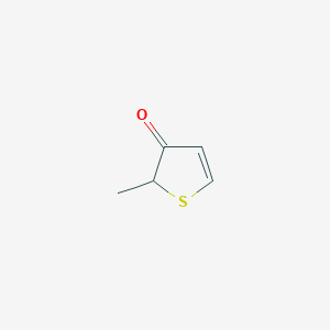 molecular formula C5H6OS B13124685 2-methylthiophen-3(2H)-one 