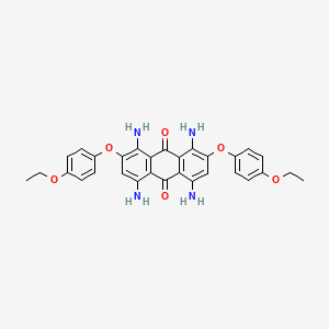 1,4,5,8-Tetraamino-2,7-bis(4-ethoxyphenoxy)anthracene-9,10-dione