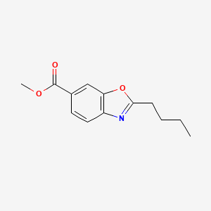 B1312471 Methyl 2-butyl-1,3-benzoxazole-6-carboxylate CAS No. 900019-83-2