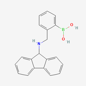 (2-(((9H-Fluoren-9-yl)amino)methyl)phenyl)boronic acid