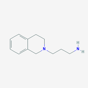 molecular formula C12H18N2 B1312475 3-(3,4-二氢异喹啉-2(1H)-基)丙-1-胺 CAS No. 5596-87-2