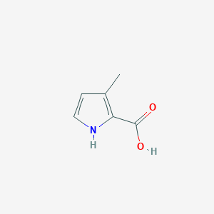 molecular formula C6H7NO2 B1312489 3-甲基-1H-吡咯-2-羧酸 CAS No. 90724-57-5