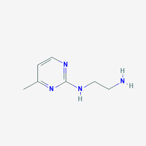 molecular formula C7H12N4 B13124897 N1-(4-Methylpyrimidin-2-yl)ethane-1,2-diamine 