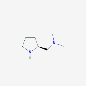 molecular formula C7H16N2 B1312490 二甲基-(S)-1-吡咯烷-2-基甲基胺 CAS No. 29618-57-3