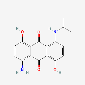 9,10-Anthracenedione, 1-amino-4,8-dihydroxy-5-[(1-methylethyl)amino]-