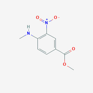 molecular formula C9H10N2O4 B1312498 4-(甲基氨基)-3-硝基苯甲酸甲酯 CAS No. 36242-50-9