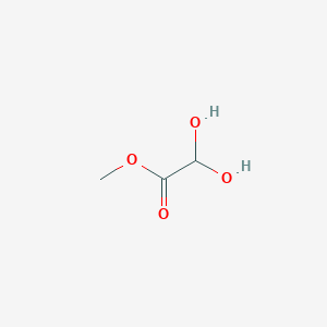 molecular formula C3H6O4 B13125059 Methyl2,2-dihydroxyacetate 