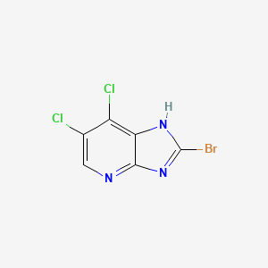 2-Bromo-6,7-dichloro-3H-imidazo[4,5-b]pyridine