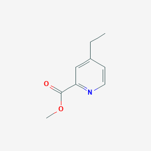 molecular formula C9H11NO2 B13125144 Methyl 4-ethylpicolinate CAS No. 476471-30-4