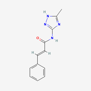 N-(3-Methyl-1H-1,2,4-triazol-5-yl)cinnamamide