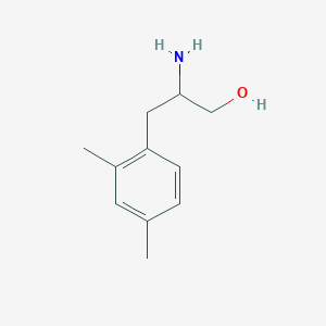 molecular formula C11H17NO B13125189 2-Amino-3-(2,4-dimethylphenyl)propan-1-ol 