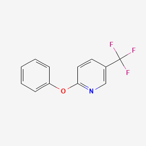 molecular formula C12H8F3NO B1312524 2-苯氧基-5-(三氟甲基)吡啶 CAS No. 105626-77-5