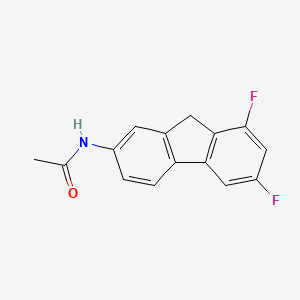 n-(6,8-Difluoro-9h-fluoren-2-yl)acetamide