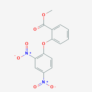 molecular formula C14H10N2O7 B1312531 2-(2,4-二硝基苯氧基)苯甲酸甲酯 CAS No. 2363-41-9