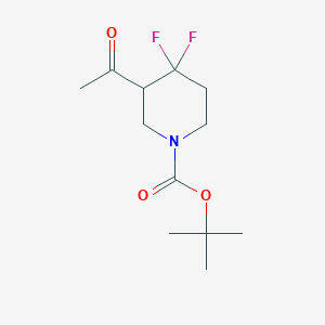 tert-Butyl 3-acetyl-4,4-difluoropiperidine-1-carboxylate