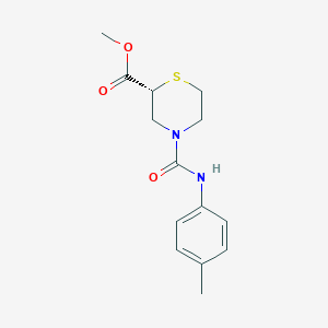 Methyl (R)-4-(p-tolylcarbamoyl)thiomorpholine-2-carboxylate