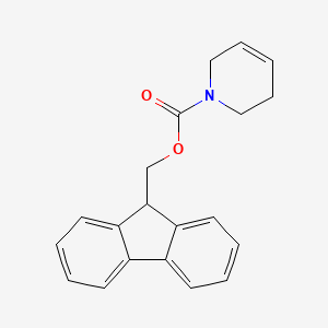 molecular formula C20H19NO2 B13125352 (9H-Fluoren-9-yl)methyl 5,6-dihydropyridine-1(2H)-carboxylate 