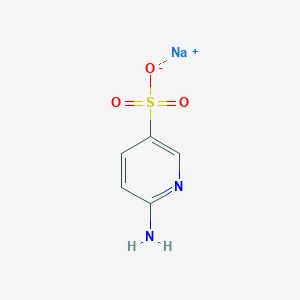 molecular formula C5H5N2NaO3S B13125406 Sodium6-aminopyridine-3-sulfonate 