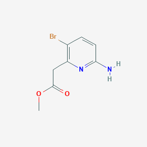 methyl 2-(6-amino-3-bromopyridin-2-yl)acetate