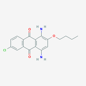 1,4-Diamino-2-butoxy-6-chloroanthracene-9,10-dione