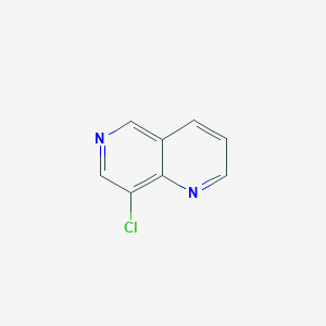 molecular formula C8H5ClN2 B13125538 8-Chloro-1,6-naphthyridine 