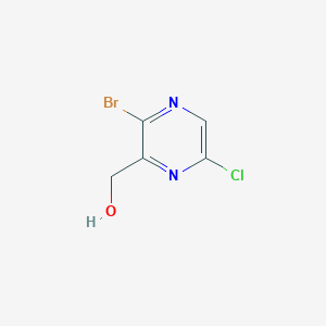 (3-Bromo-6-chloro-2-pyrazinyl)methanol