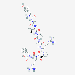 molecular formula C52H81N15O11 B131256 Peptide tyrosine phenylalanine CAS No. 144527-25-3