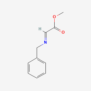 molecular formula C10H11NO2 B13125728 (E)-Methyl2-(benzylimino)acetate 