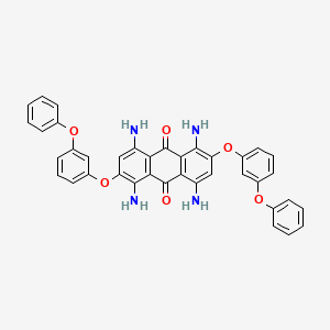 1,4,5,8-Tetraamino-2,6-bis(3-phenoxyphenoxy)anthracene-9,10-dione