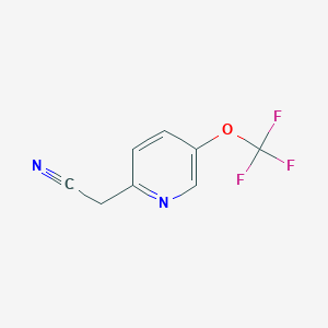 2-(5-(Trifluoromethoxy)pyridin-2-yl)acetonitrile