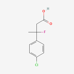 3-(4-Chlorophenyl)-3-fluorobutanoicacid