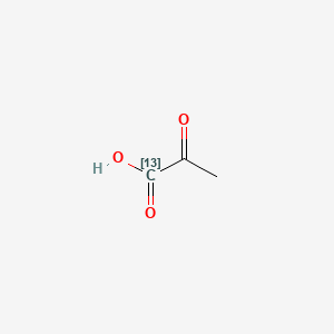 molecular formula C3H4O3 B1312583 Pyruvic acid-1-13C CAS No. 99124-30-8