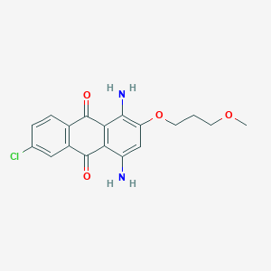 1,4-Diamino-6-chloro-2-(3-methoxypropoxy)anthracene-9,10-dione