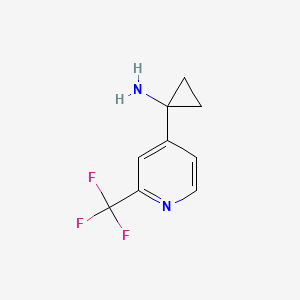 1-(2-(Trifluoromethyl)pyridin-4-YL)cyclopropanamine