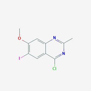 4-Chloro-6-iodo-7-methoxy-2-methylquinazoline