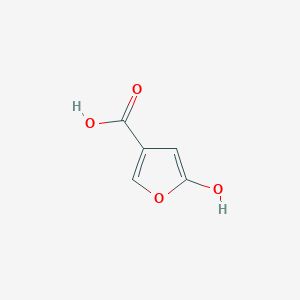 molecular formula C5H4O4 B13125869 5-Hydroxyfuran-3-carboxylicacid 