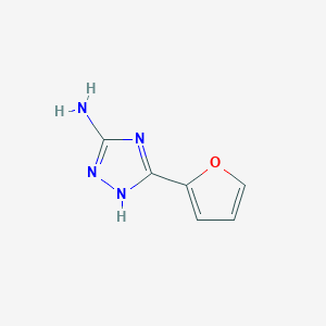 molecular formula C6H6N4O B1312587 3-(フラン-2-イル)-1H-1,2,4-トリアゾール-5-アミン CAS No. 3663-61-4