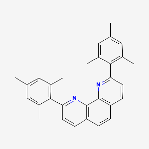 molecular formula C30H28N2 B13125874 2,9-Dimesityl-1,10-phenanthroline 