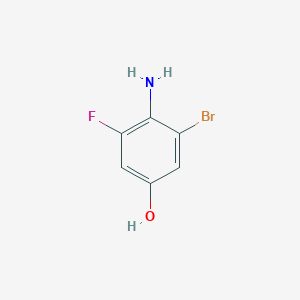 molecular formula C6H5BrFNO B1312590 4-氨基-3-溴-5-氟苯酚 CAS No. 847872-11-1