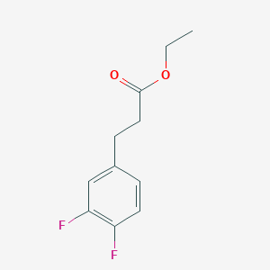 molecular formula C11H12F2O2 B1312592 3-(3,4-二氟苯基)丙酸乙酯 CAS No. 803687-25-4