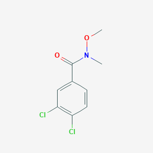 molecular formula C9H9Cl2NO2 B1312594 3,4-Dichloro-N-methoxy-N-methylbenzamide CAS No. 200802-01-3
